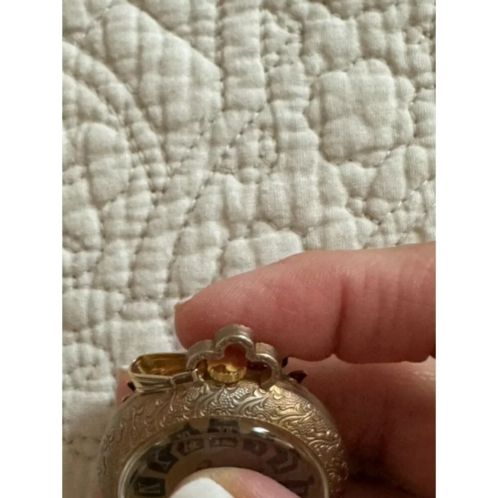 Rare Vintage Antique Burgana Swiss Made pendant watch.